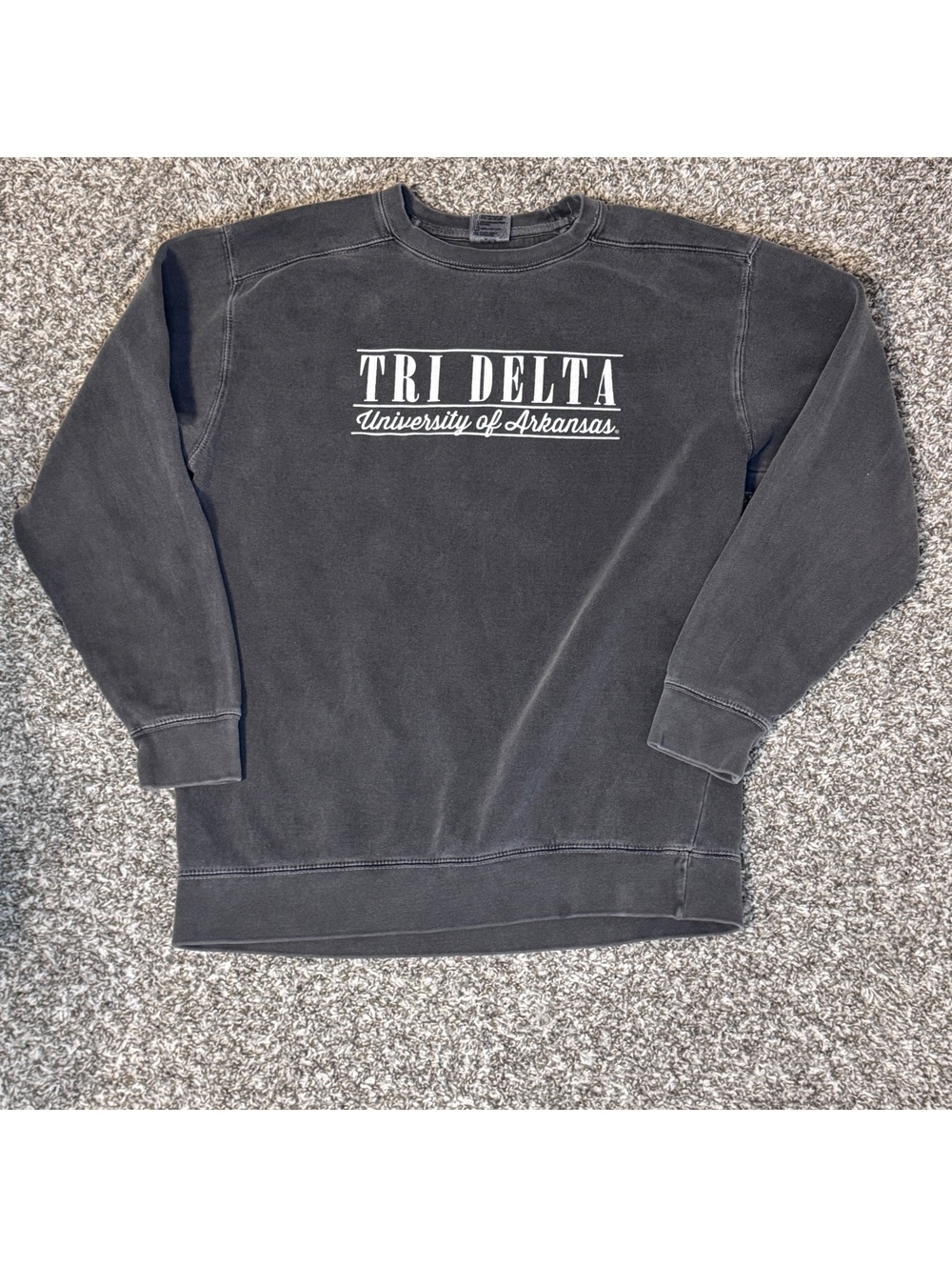 Tri Delta University of Arkansas Sweatshirt โ Med